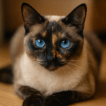 Tortie Point Siamese Cat