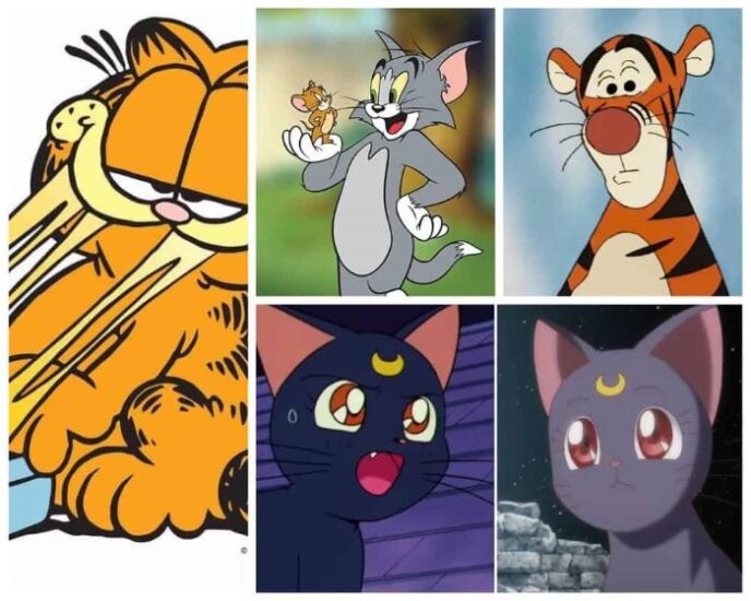 Cats as Cartoon Characters