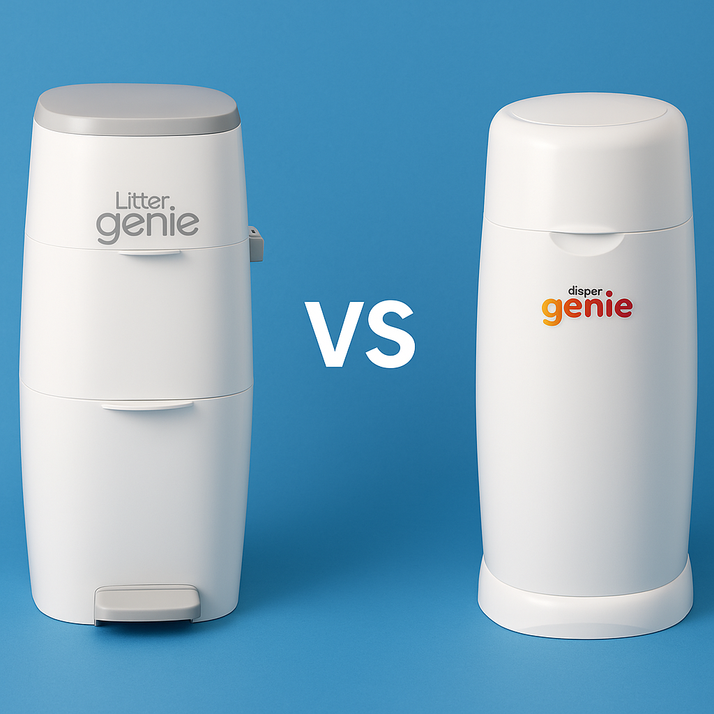 Litter Genie vs Diaper Genie Litter Genie vs Diaper Genie