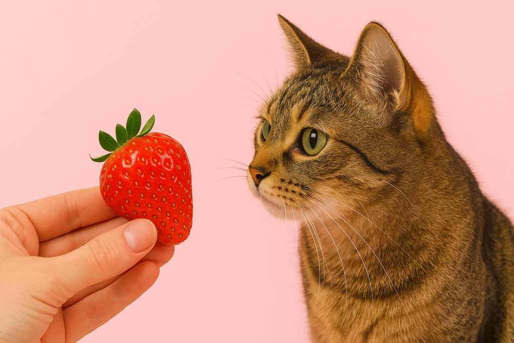 can cats have strawberries