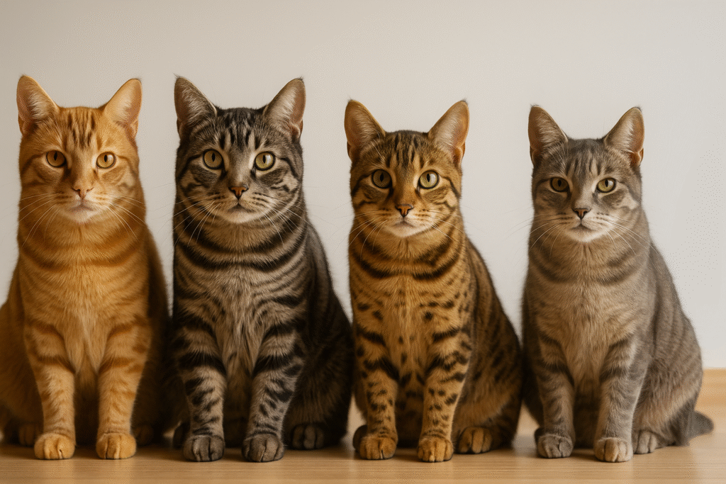 Tabby Cat Color Pattern