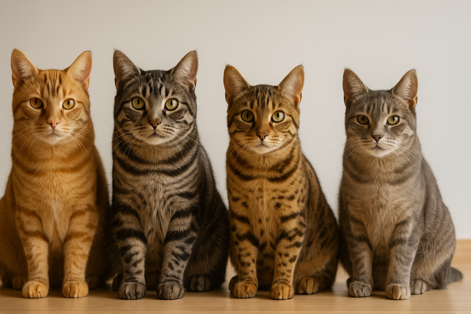 Tabby Cat Color Pattern