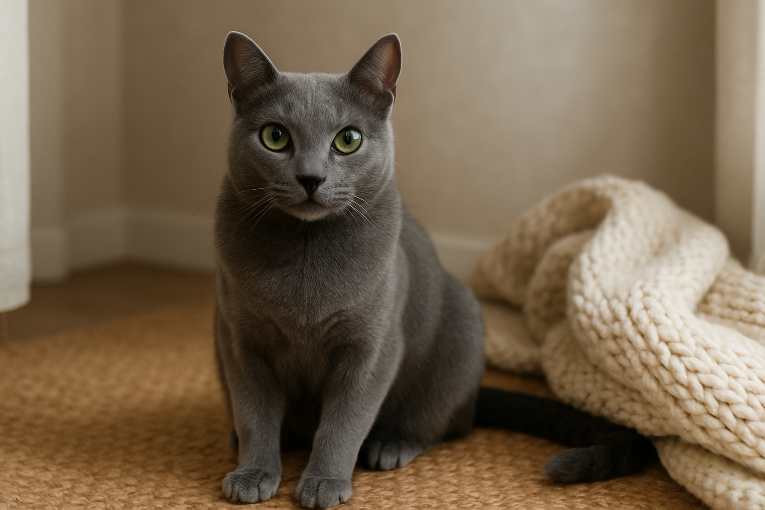Russian Blue Cat thumbnail