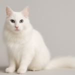 Angora cat with long, soft fur
